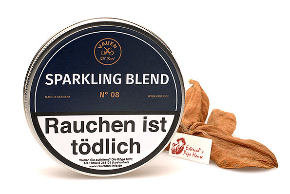 Vauen No 08 Sparkling Blend Pipe tobacco 50g Tin Vauen No 08 Sparkling Blend Pipe tobacco 50g Tin